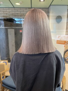 ラフ(LAFF) #黒髪#ボブルフ#ネビージュ#小顔#ワンレン