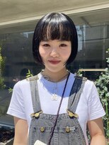 ローウェ 愛知豊橋(Louwe)&nbsp;髪質改善トリートメント透明感ベージュカラーボブヘアセット豊橋