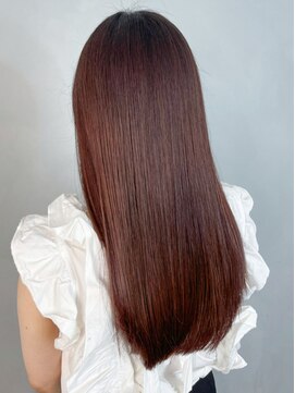 アイティー バイ アルバム 浦和店(IT by ALBUM) ピンクブラウン_斜めバンググレージュカラー_ba410562