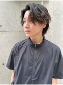 センターパート/ニュアンスパーマ