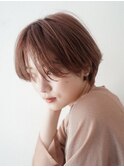 インナーグレージュ/マチルダボブ/マロンベージュ/前髪/池袋