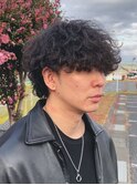 上杉柊平風パーマ