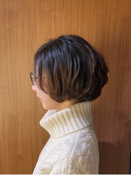 六本木美容室 西麻布店 ユルふわ冬ボブ
