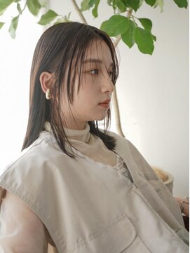 ラヴィズム 松崎店(LUVISM) ミディアム顔周りレイヤーおくれ毛前髪東区松崎