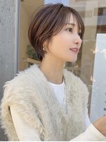 アイドットプラスサッポロ 札幌(i.+SAPPORO) 30代ヘアスタイル絶壁カバーくせ毛カバーナチュラルショートボブ