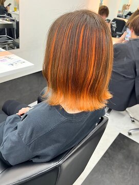 アリープパロット(ALEAP parrot) インナーカラー/オレンジ/ミディアム