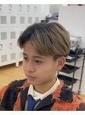 ナチュラル毛流れセンターパート