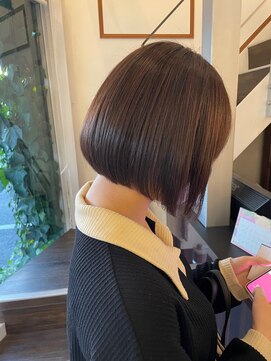 ジョイス(JOYCE) 丸みBob　髪質改善イルミナカラー酸性ストレートボブ