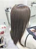 赤味なし!艶オリーブベージュ