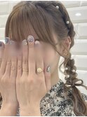 リボン付き！編み込みツインテ♪_ゆう