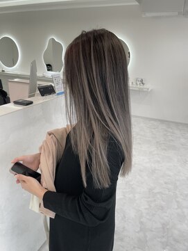 サジャ バイ エレン(SAJA by Ellen) バレイヤージュ グレージュ【韓国ヘア/バレイヤージュ】