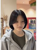 韓国っぽ黒髪ボブ♪