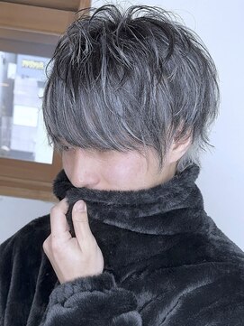 ブレイズヘアー(BLAZEhair) 【筋感バツグン】ハイライト×インナーホワイト×ブリーチ３回