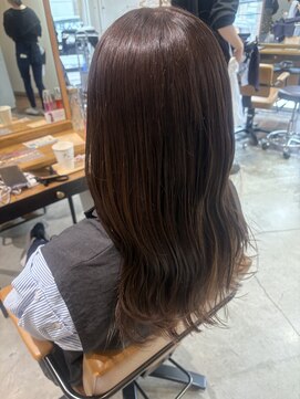 アヴァンスアンス 広島袋町店(AVANCE.ens) ナチュラルブラウンカラーと髪質改善カラー