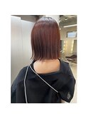 切りっぱなしボブ