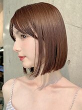 ルート(route) 小顔似合わせカット＋絹髪髪質改善ストレート