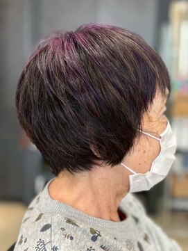 ヘアークリアー 春日部 ミセス おしゃれな大人のデザインカラー アンブレラカラー