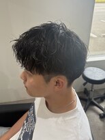 ヒュイル バイ ニアウ(Hwyl by Niau)&nbsp;メンズカットアップバンクジェモヒ刈り上げスパイキーショート