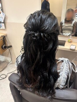 アヤナバイアヤラ 西船橋店(ayana by ayala) ふんわりハーフアップ×ロング