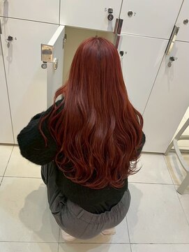 ガリカ 横浜(Gallica) 高発色チェリーレッド×レイヤーカット