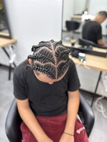 ヌーク 押上店(NooK)&nbsp;デザインコーンロウ/コーンロウ/特殊ヘア/メンズ