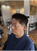 MEN’S HAIR/サーフカール/刈り上げセンターパート/印西市