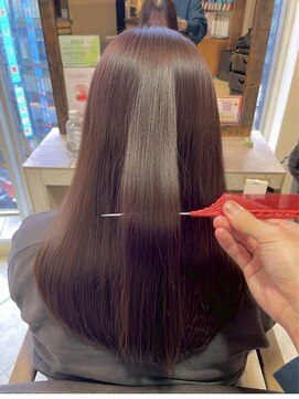 ヘアリゾート粋 ティガ 池袋店(tiga) 美髪/艶髪/ココアブラウン/ストレートヘア