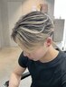 メンズカット+ハイライト+カラー