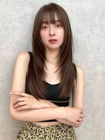 ヴィヴィー 青山表参道店(ViVIE)&nbsp;ストレートレイヤー/ブリーチなしベージュ