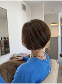 前下がりショートボブ