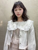アクシス 栄ガスビル店(`AXIS)&nbsp;ミルクティーブロンド/ダークブルー/デジタルパーマ/名古屋栄