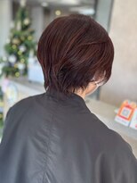 ホワイトストーン WHITE STONE 大人レイヤーショート×ナチュラルブラウン小顔