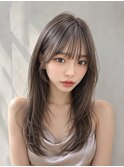 髪質改善トリートメント×アッシュベージュ