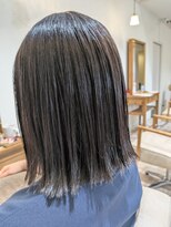 ルシードスタイル リム(LUCIDO STYLE Rim) 切りっぱなしボブ×縮毛矯正