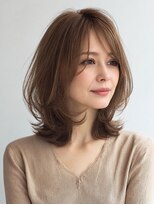 ハーツ 青山表参道店(Heart's)&nbsp;40代50代60代/白髪ぼかしハイライトミディアムレイヤー