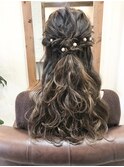 【☆】ハーフアップヘアアレンジ・ヘアセット[加古川/加古川駅]