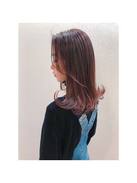 スタイル 成城学園前(STYLE) ボルドーバレイヤージュ