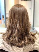 カームリーヘアー(calmLY HAIR) 前髪/アンブレラカラー/こなれミディ/イメチェン/ウェーブパーマ