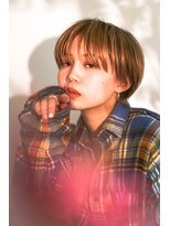 テトヘアー(teto hair) マッシュショート、ブロンド、マニッシュショート