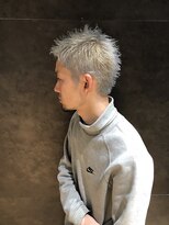 リップスヘアー 銀座(LIPPS hair) シルバーヘア メンズ髪型