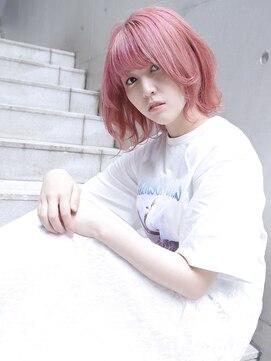 ディア(.eer) 10代/20代/夏の透明感ダブルカラー☆チェリーピンク#韓国風