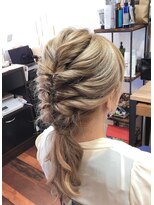 ビューティーサロン ホープ(beauty salon HOPE) 編みこみルーズアップ