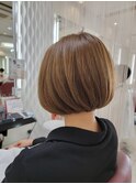 20代30代大人大人かわいい 小顔 丸み ミニボブ ショートボブ♪