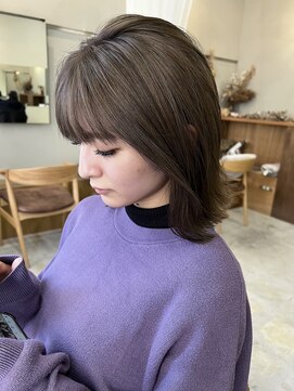 マロウ(mallow) 《花屋併設》ニュアンスカラー/チョコブラウン/透け感