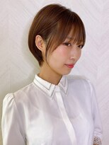 ロンド ストラーダ 心斎橋(Lond strada)&nbsp;ショート×ハイライト白髪ぼかし×シルキーベージュ[心斎橋]