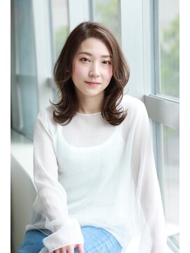 アンヘア(unhair) 韓国風外ハネミディ