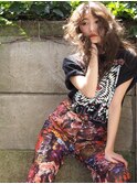 ヒッピー×ロングヘア