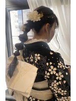 卒業式　袴　振袖　ヘアセット　メイク