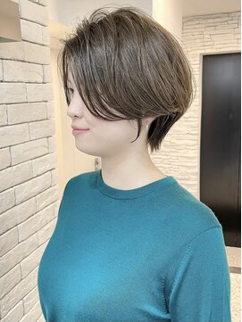 ヘアメイク シンズ レインボー(Hair Make SHIN'S RAINBOW) ショートボブ/大人巻き/ぷつっとボブ/ナチュラルモード/高松