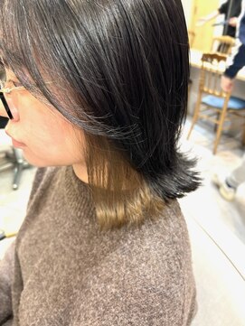 グラッシー センター北店(GLASSI) インナーカラー★シアーベージュ★イメチェン似合わせカット★